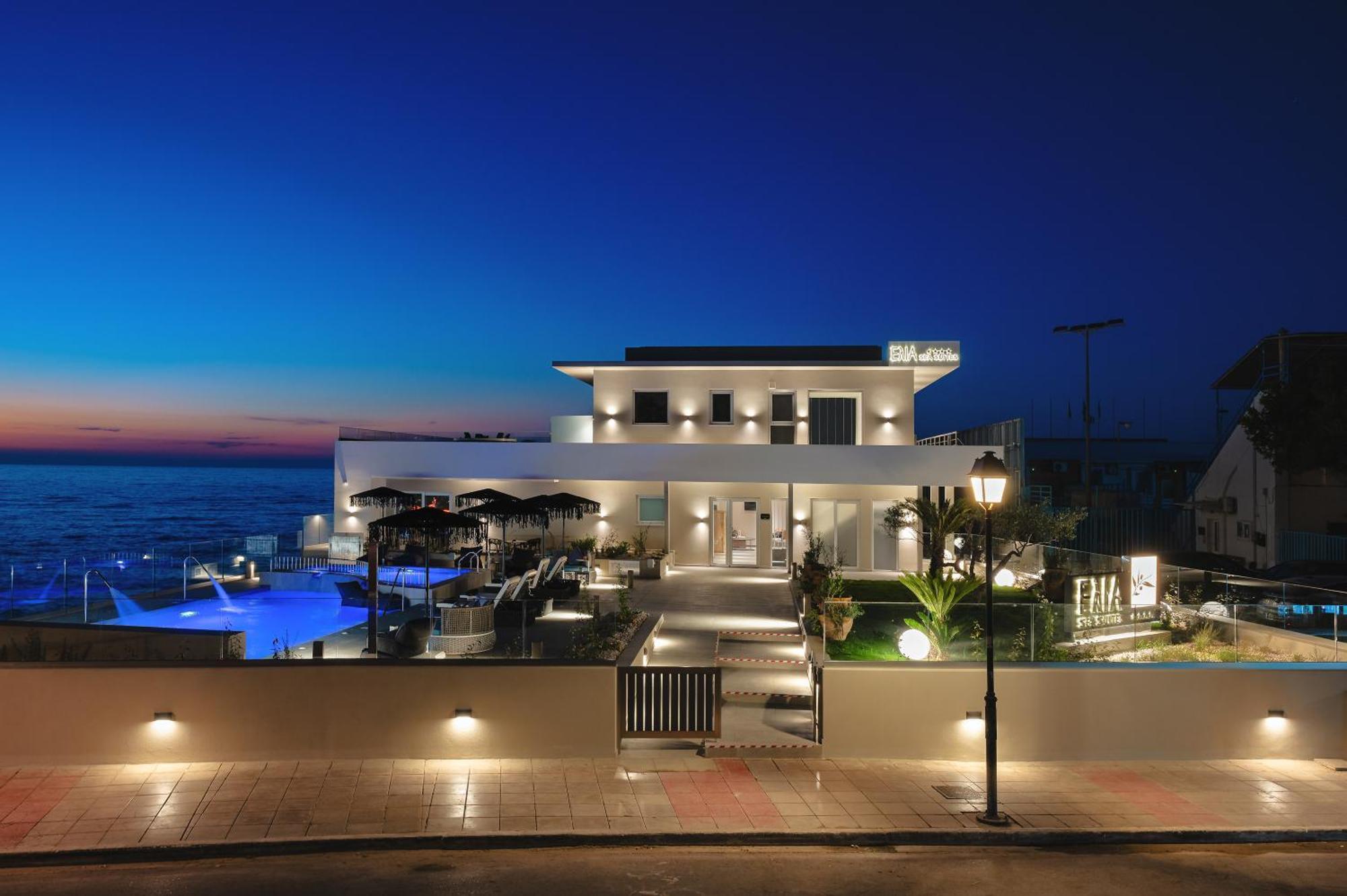 Elia Sea Suites Chrissi Akti Chania Exterior foto