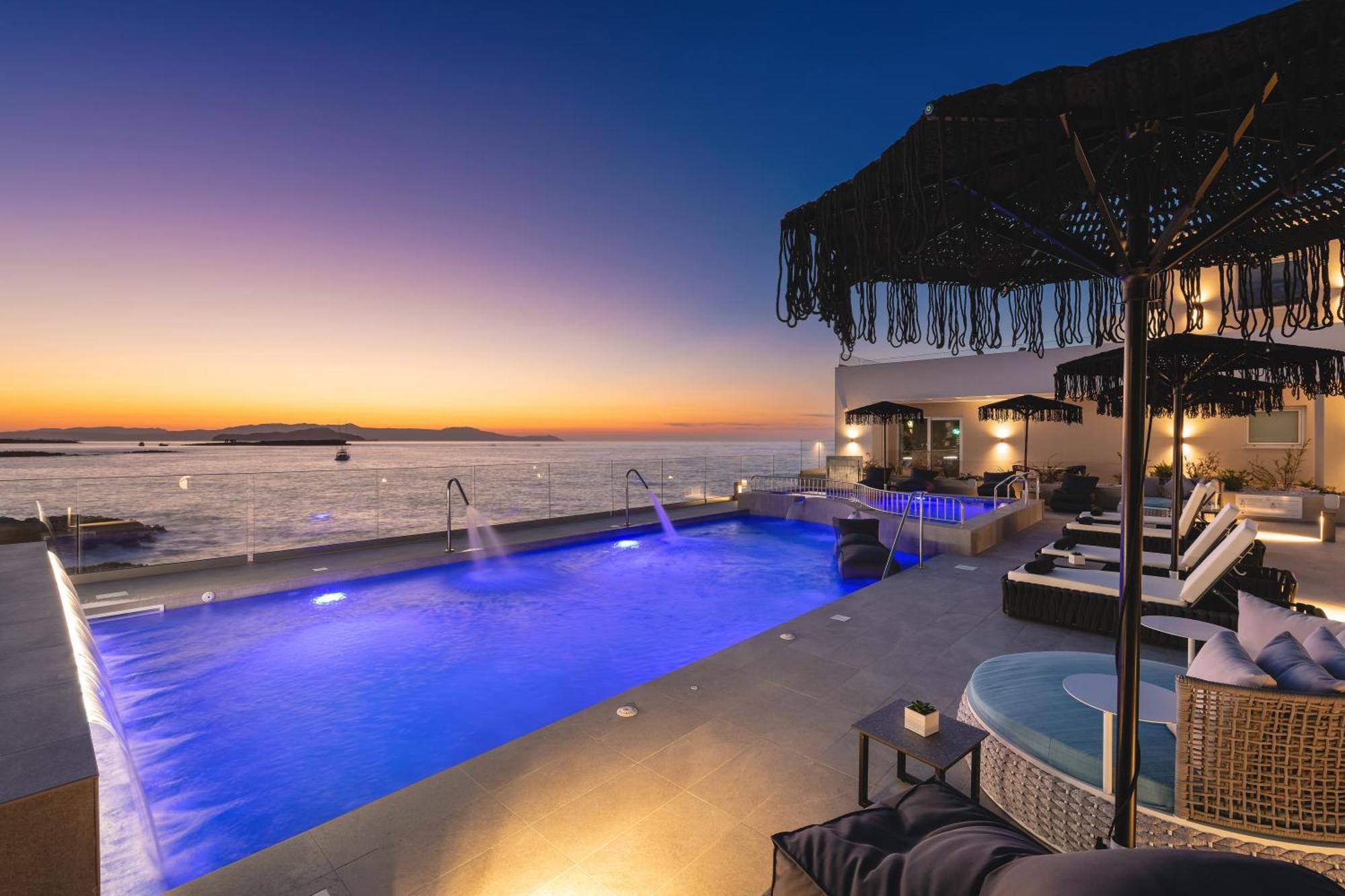 Elia Sea Suites Chrissi Akti Chania Exterior foto