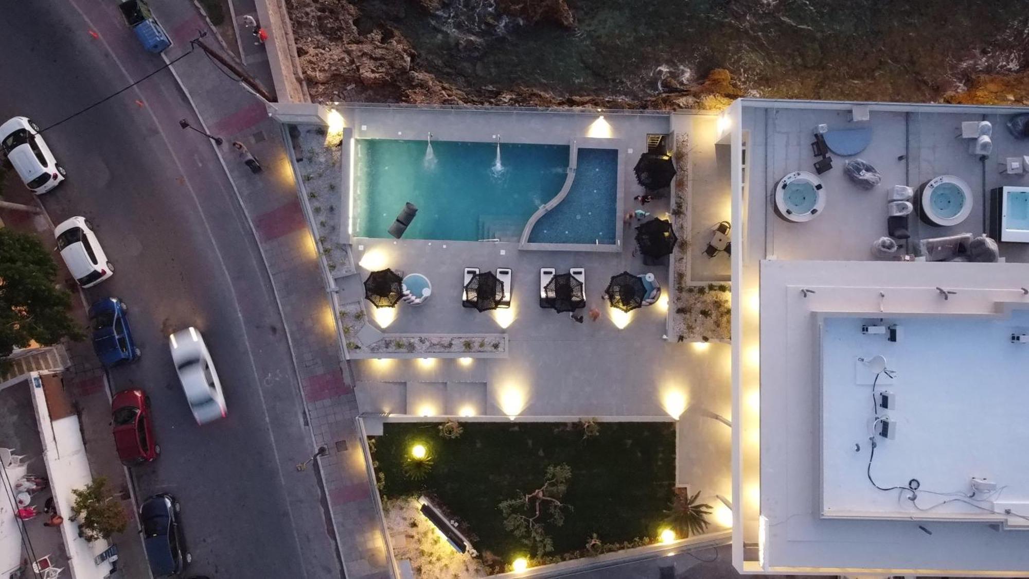 Elia Sea Suites Chrissi Akti Chania Exterior foto