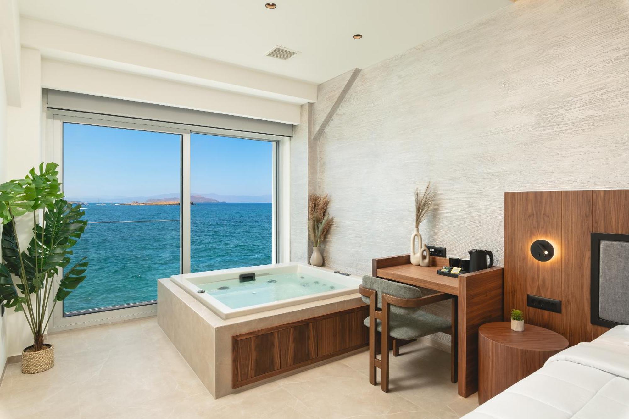 Elia Sea Suites Chrissi Akti Chania Exterior foto