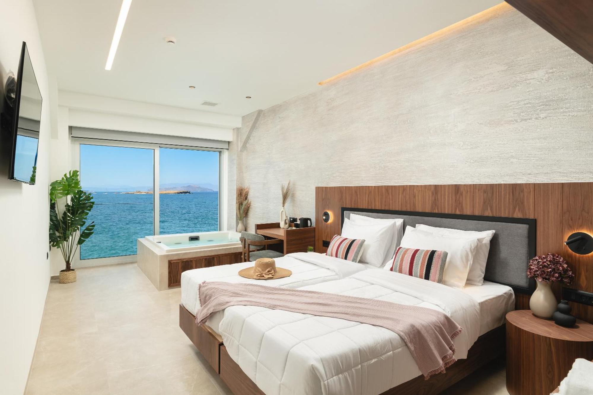 Elia Sea Suites Chrissi Akti Chania Exterior foto