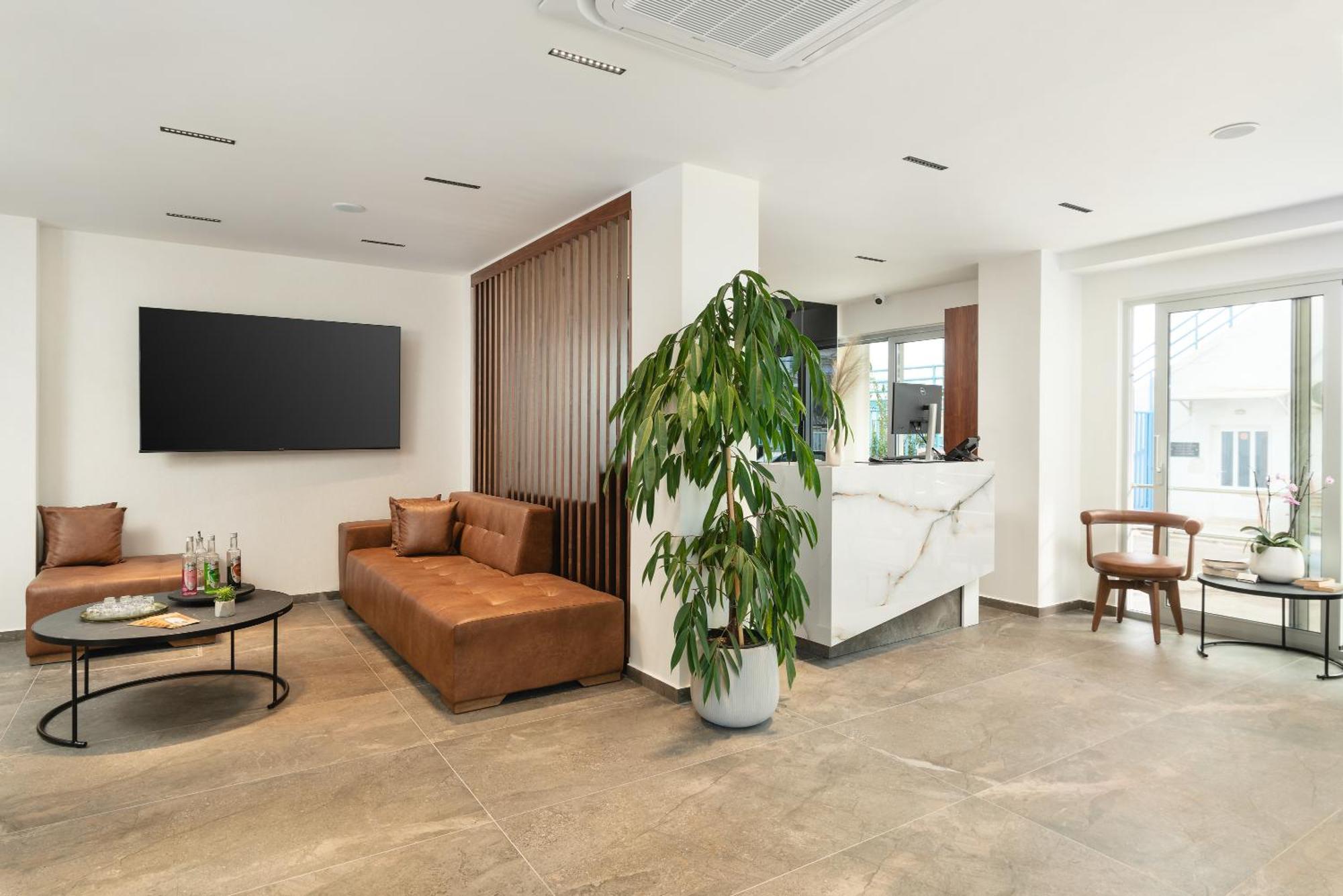 Elia Sea Suites Chrissi Akti Chania Exterior foto